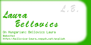 laura bellovics business card